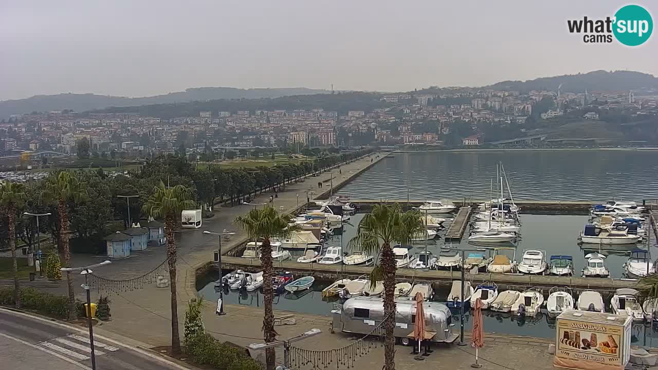 Il porto di Koper – Capodistria live webcam – porto crociere e mercantile – Slovenia