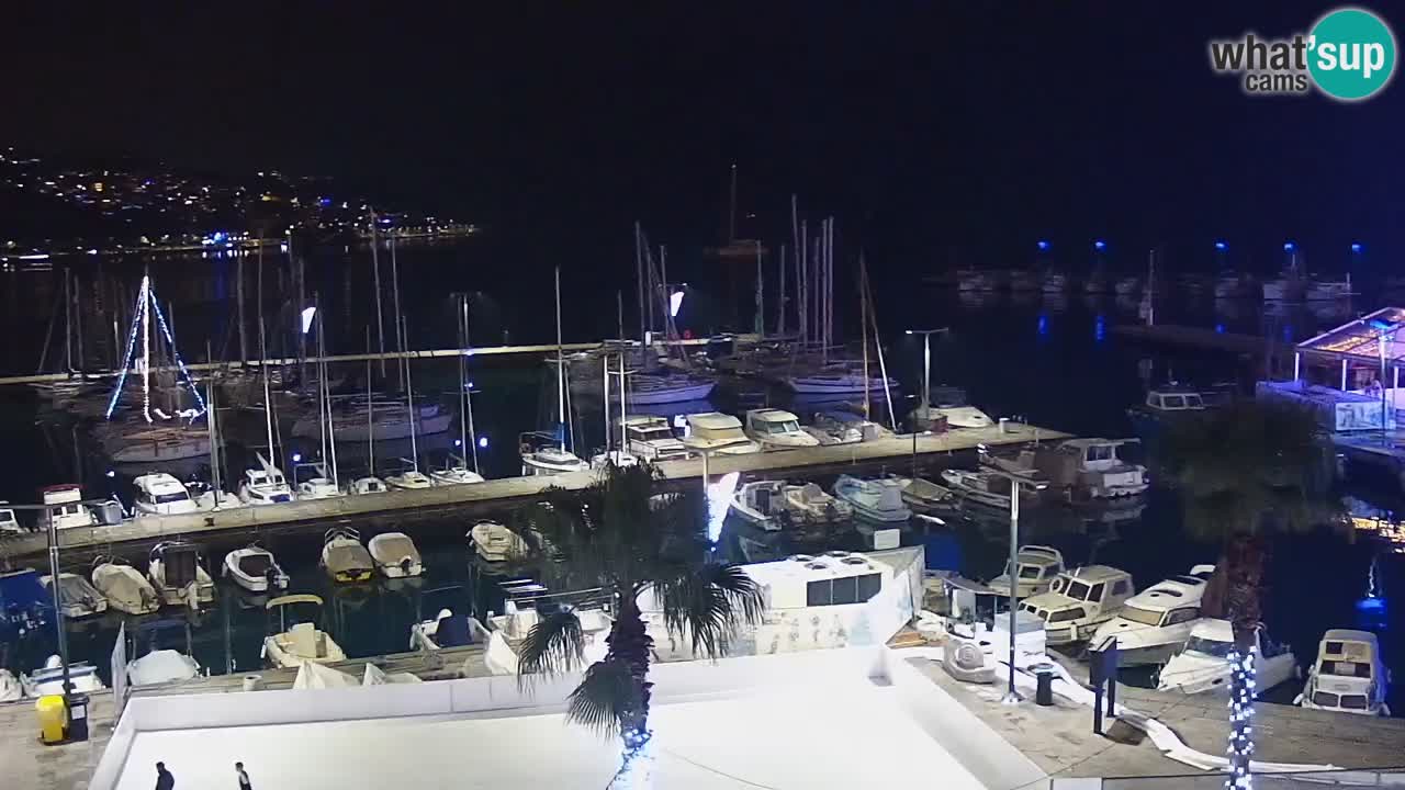 Camera en vivo Koper – puerto deportivo y paseo marítimo desde el Hotel Grand Koper