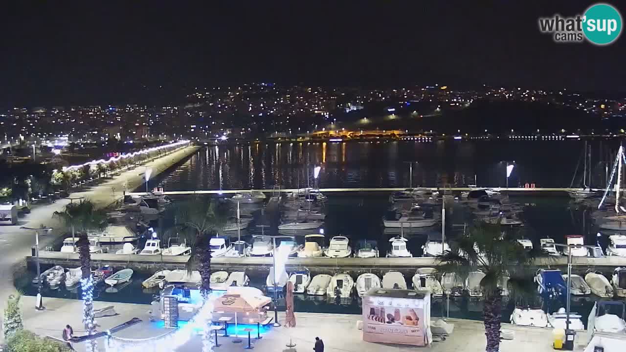 Webcam Capodistria – marina e lungo mare dall’Hotel Grand Koper