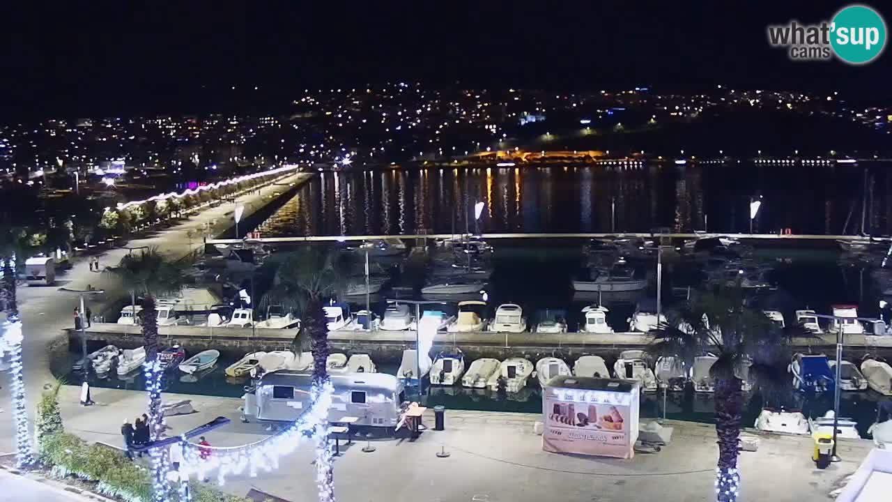 Web kamera Koper – marina i promenada – hotel Grand Koper