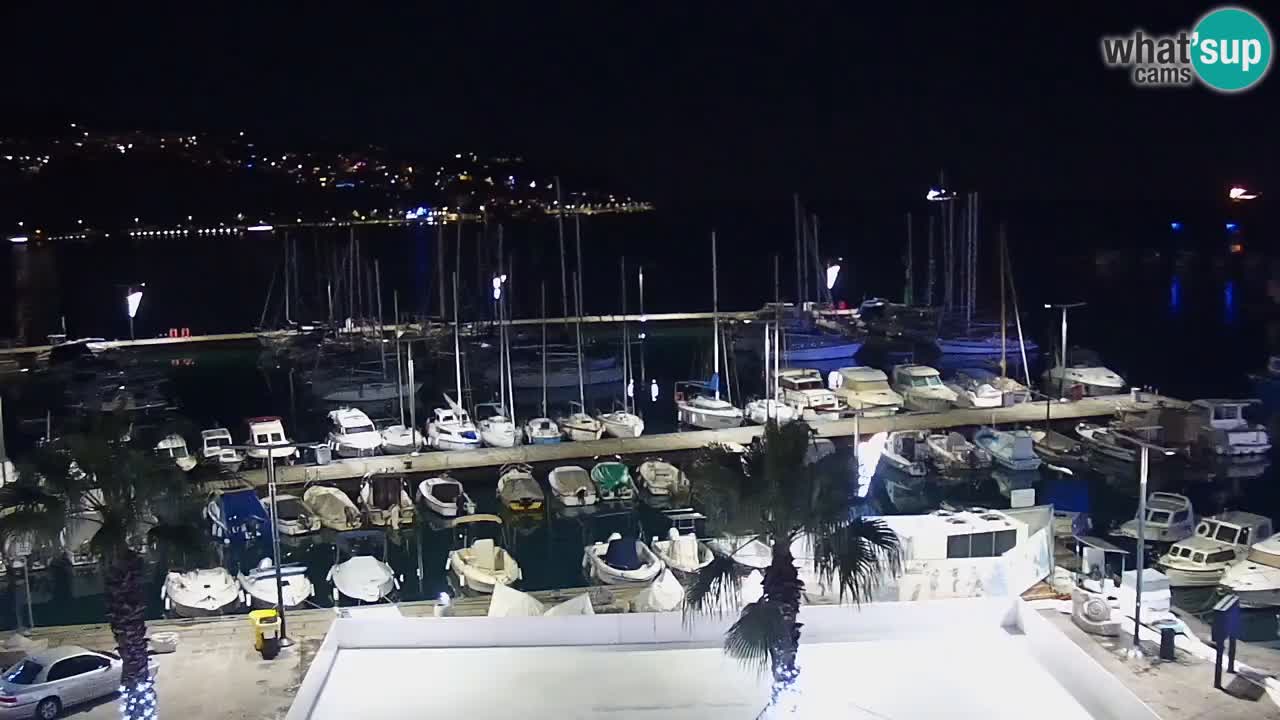 Camera en vivo Koper – puerto deportivo y paseo marítimo desde el Hotel Grand Koper