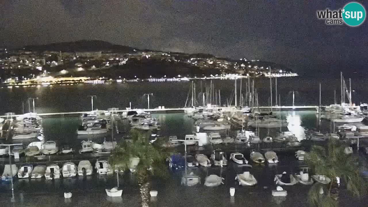 Webcam en direct du port de Koper – port de croisière et de fret – Slovénie