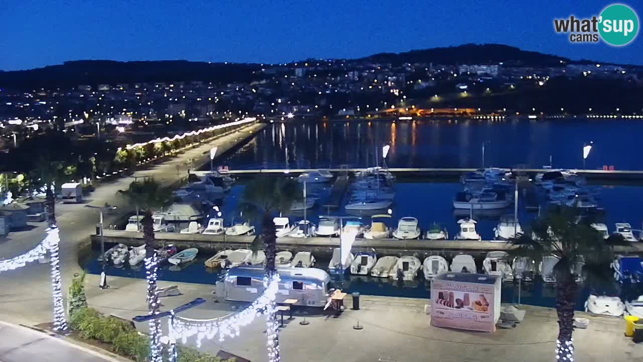 Spletna kamera Luka Koper v živo – Potniški terminal in tovorno pristanišče – Slovenija