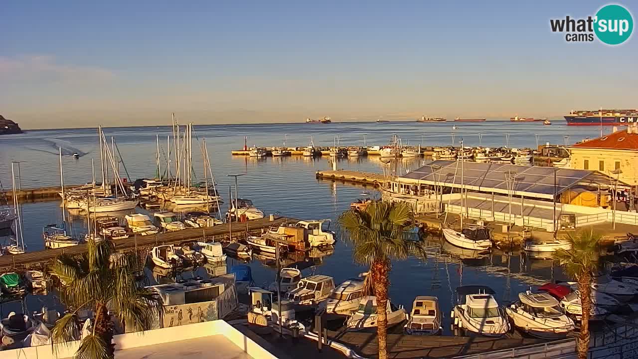 Webcam Capodistria – marina e lungo mare dall’Hotel Grand Koper