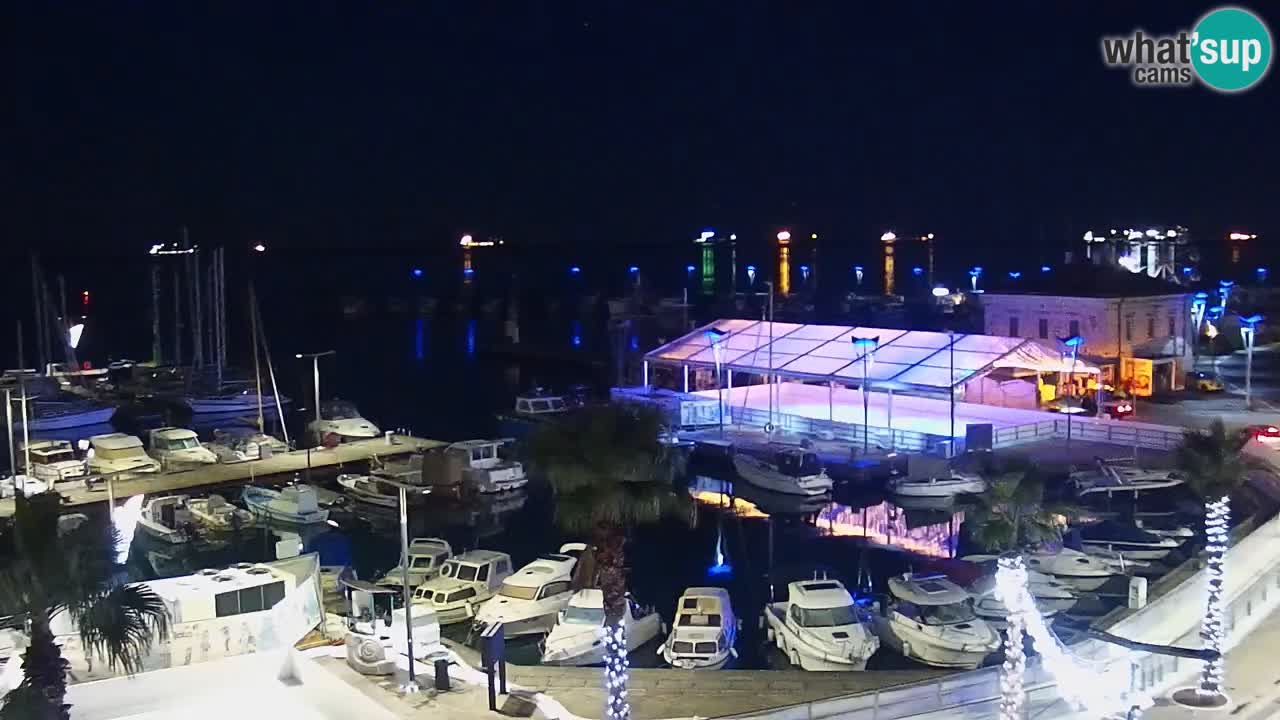 Webcam Capodistria – marina e lungo mare dall’Hotel Grand Koper