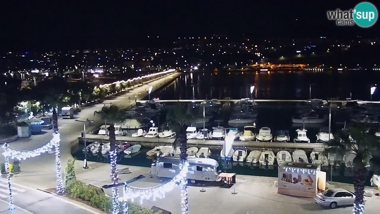 Webcam Capodistria – marina e lungo mare dall’Hotel Grand Koper