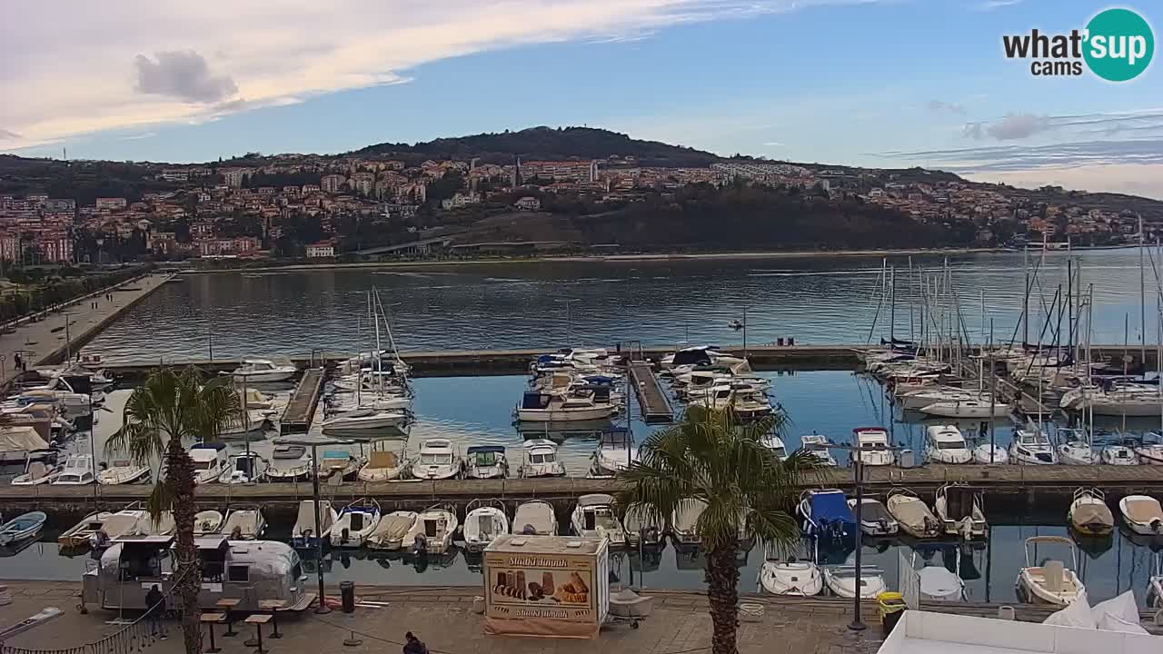 Webcam en vivo del Puerto de Koper – puerto de carga y cruceros – Eslovenia