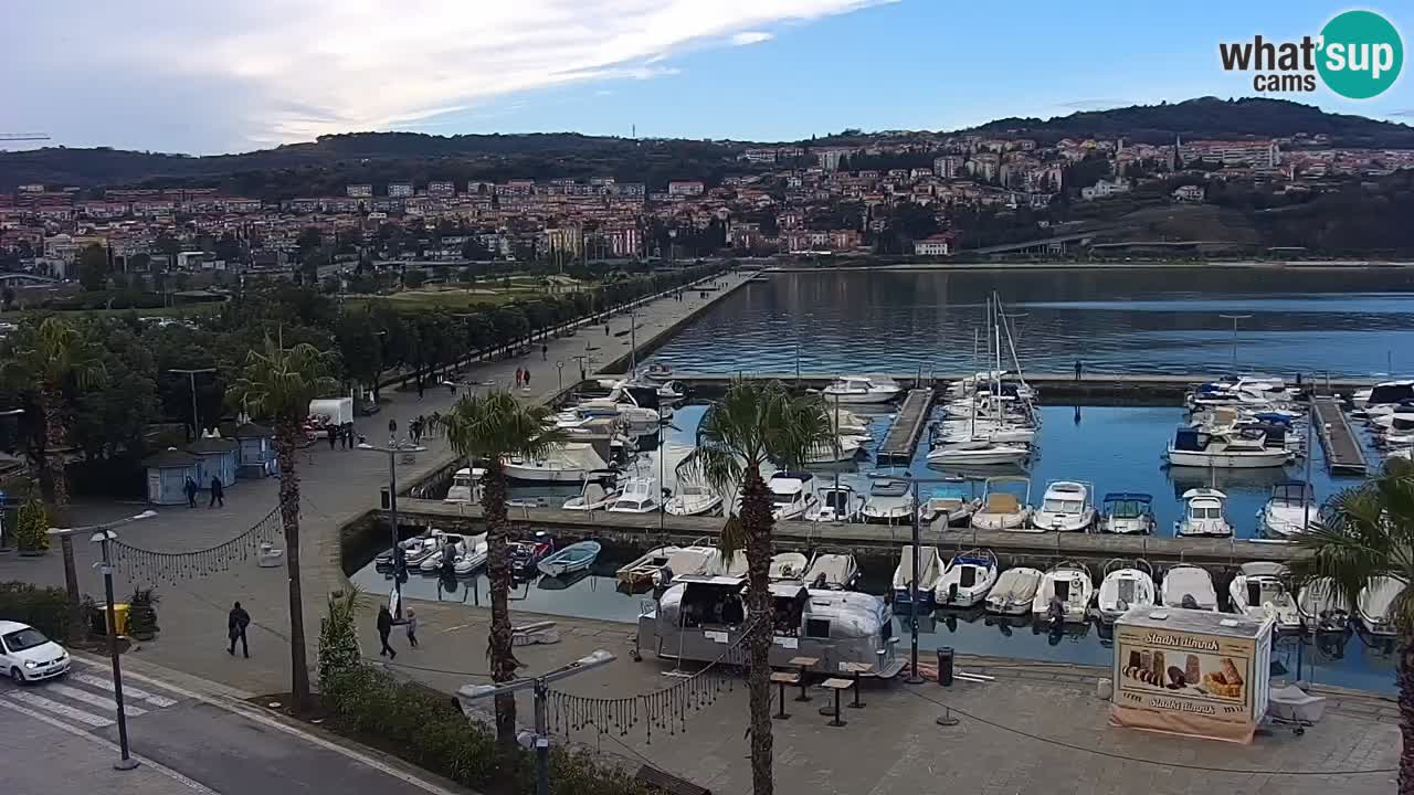 The Port of Koper live webcam – cruise and cargo port – Slovenia