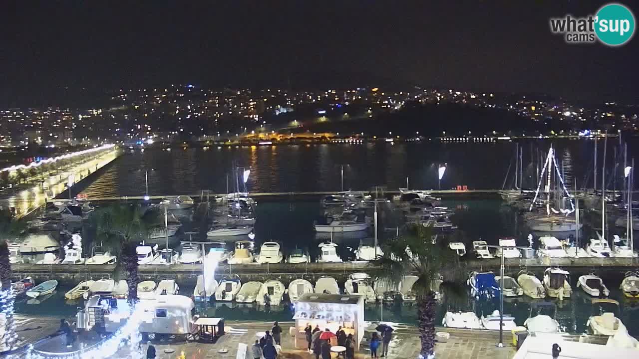 Webcam en vivo del Puerto de Koper – puerto de carga y cruceros – Eslovenia