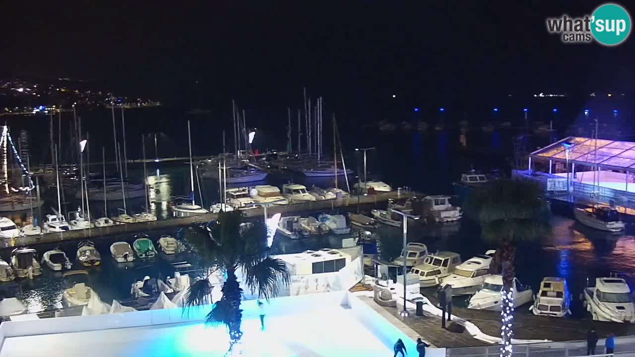 Il porto di Koper – Capodistria live webcam – porto crociere e mercantile – Slovenia