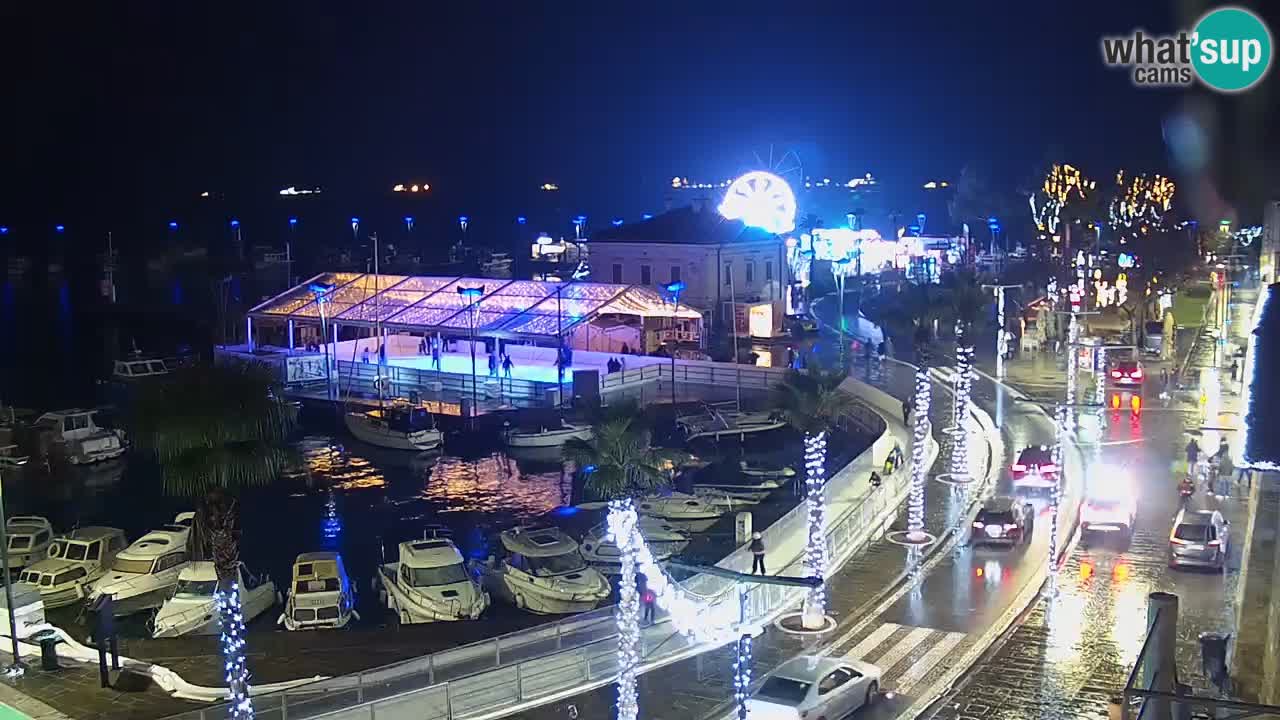 Webcam en direct du port de Koper – port de croisière et de fret – Slovénie