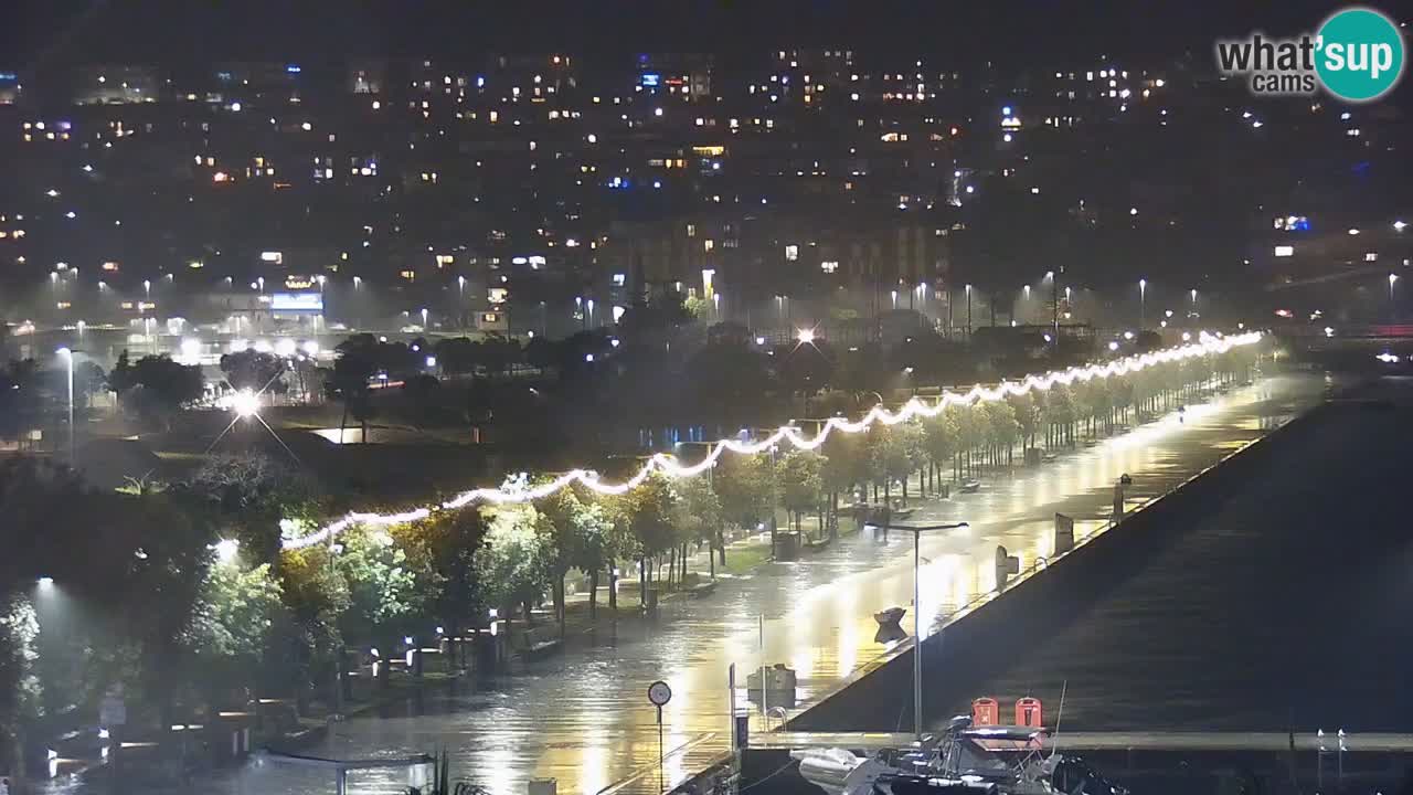 Webcam Capodistria – marina e lungo mare dall’Hotel Grand Koper