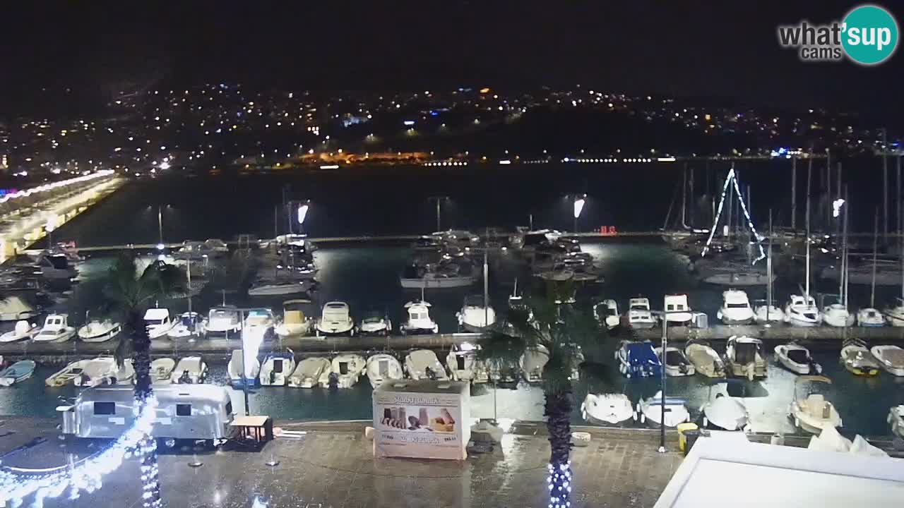 Webcam Capodistria – marina e lungo mare dall’Hotel Grand Koper