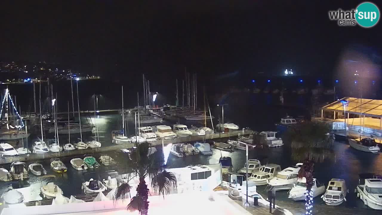 Webcam Capodistria – marina e lungo mare dall’Hotel Grand Koper