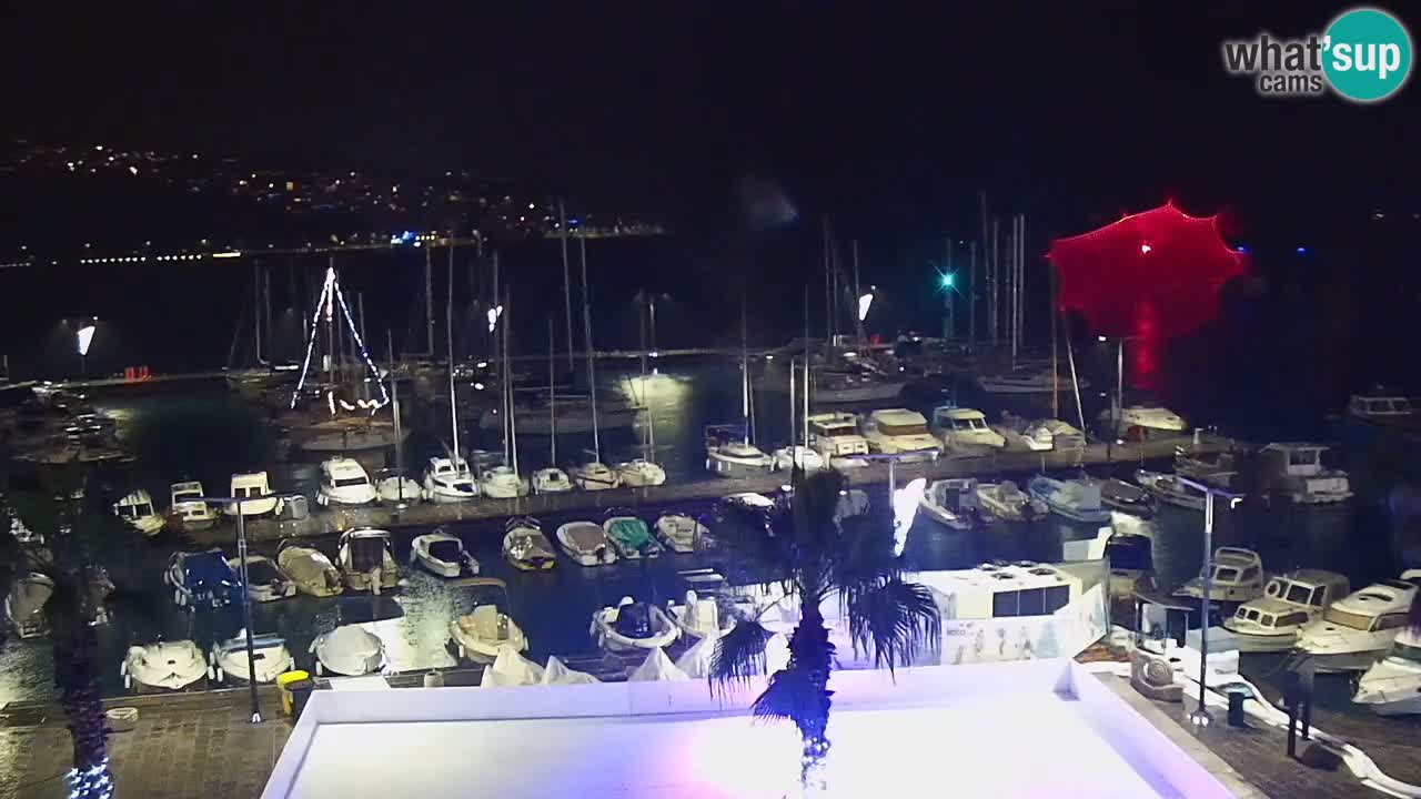 Webcam en direct du port de Koper – port de croisière et de fret – Slovénie