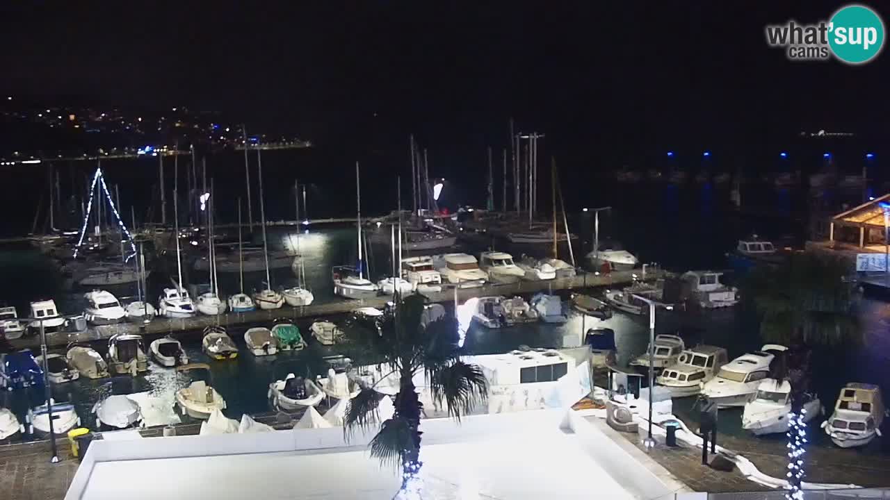 Camera en vivo Koper – puerto deportivo y paseo marítimo desde el Hotel Grand Koper