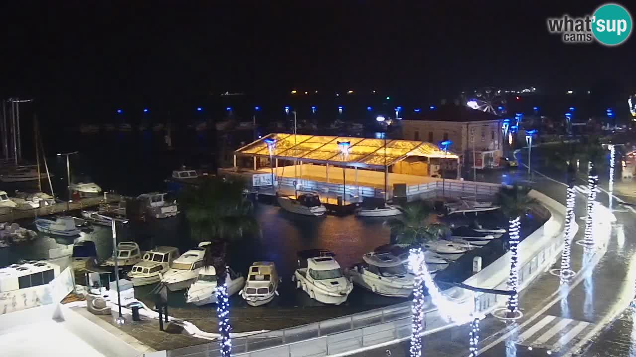 Webcam Capodistria – marina e lungo mare dall’Hotel Grand Koper