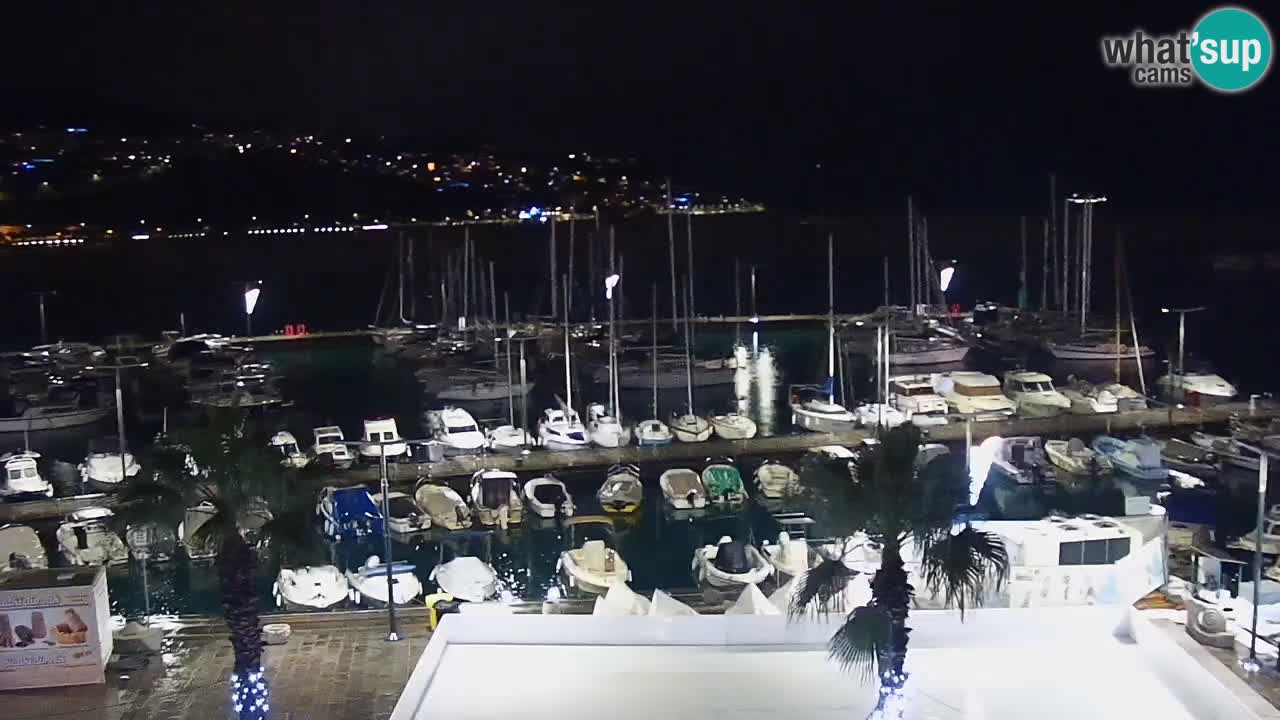 Webcam en direct du port de Koper – port de croisière et de fret – Slovénie