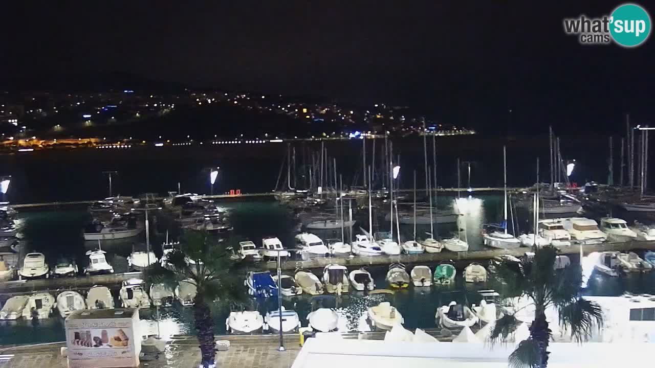 Webcam en direct du port de Koper – port de croisière et de fret – Slovénie