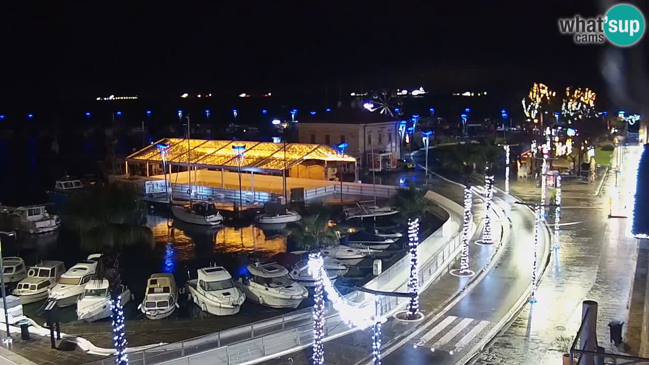 Camera en vivo Koper – puerto deportivo y paseo marítimo desde el Hotel Grand Koper