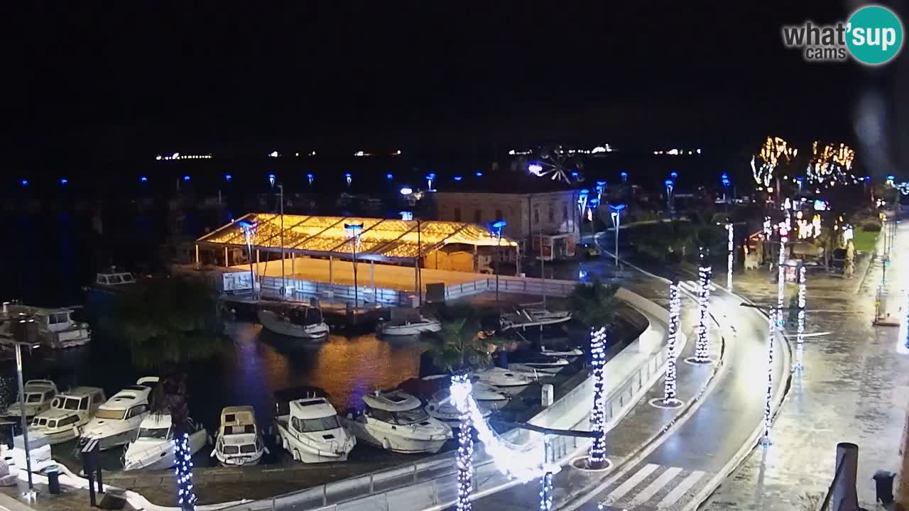 Webcam Koper – Panorama de la marina et de la promenade depuis le Grand Hotel Koper