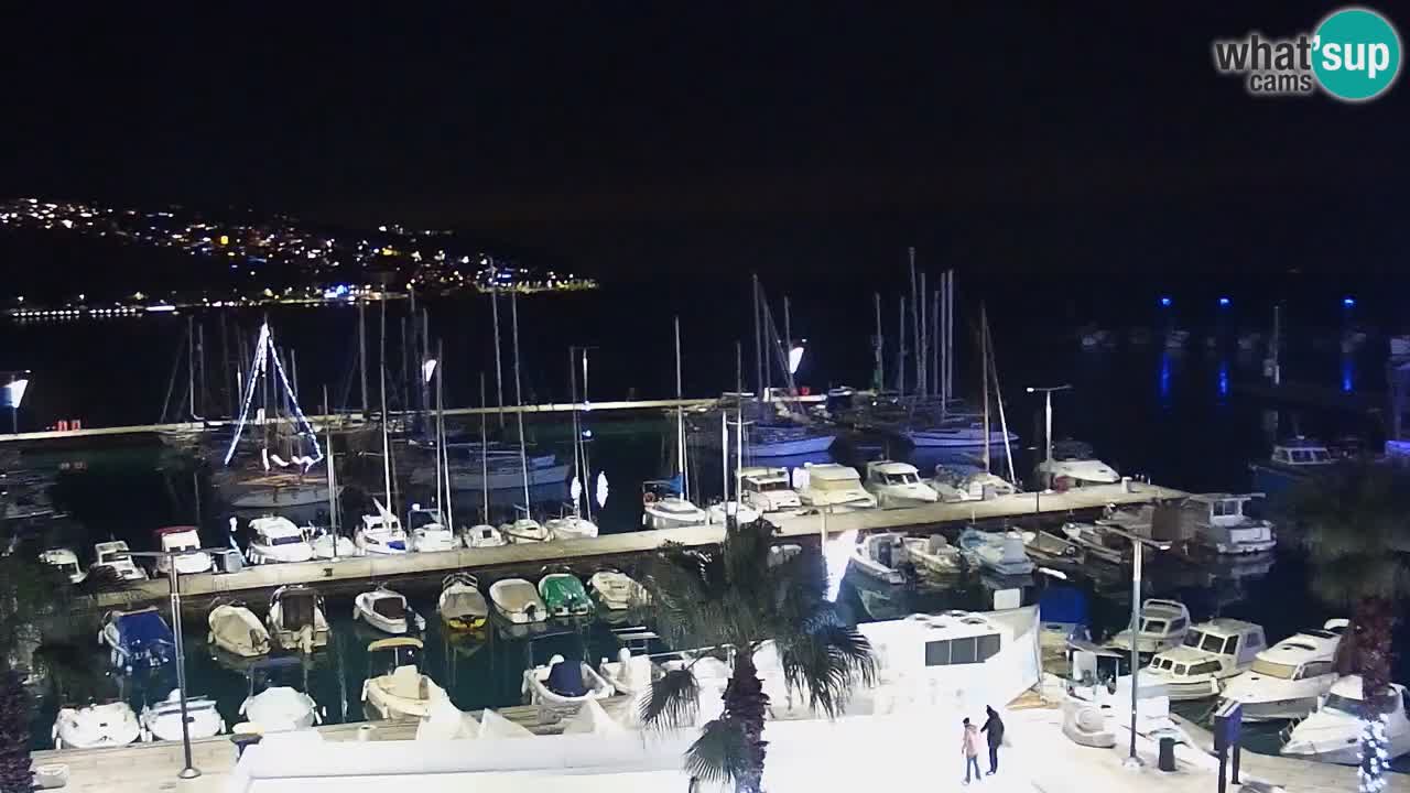 Webcam en direct du port de Koper – port de croisière et de fret – Slovénie