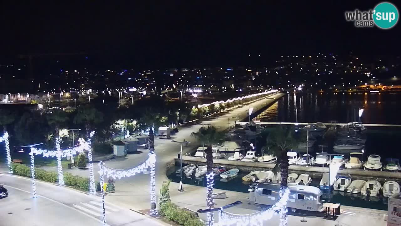 Webcam en direct du port de Koper – port de croisière et de fret – Slovénie