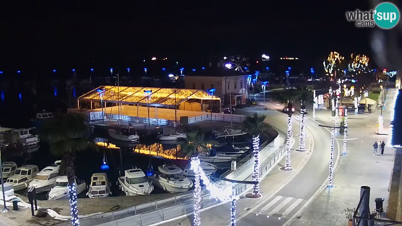 Spletna kamera Koper – Panorama na marino in promenado s Hotela Grand Koper