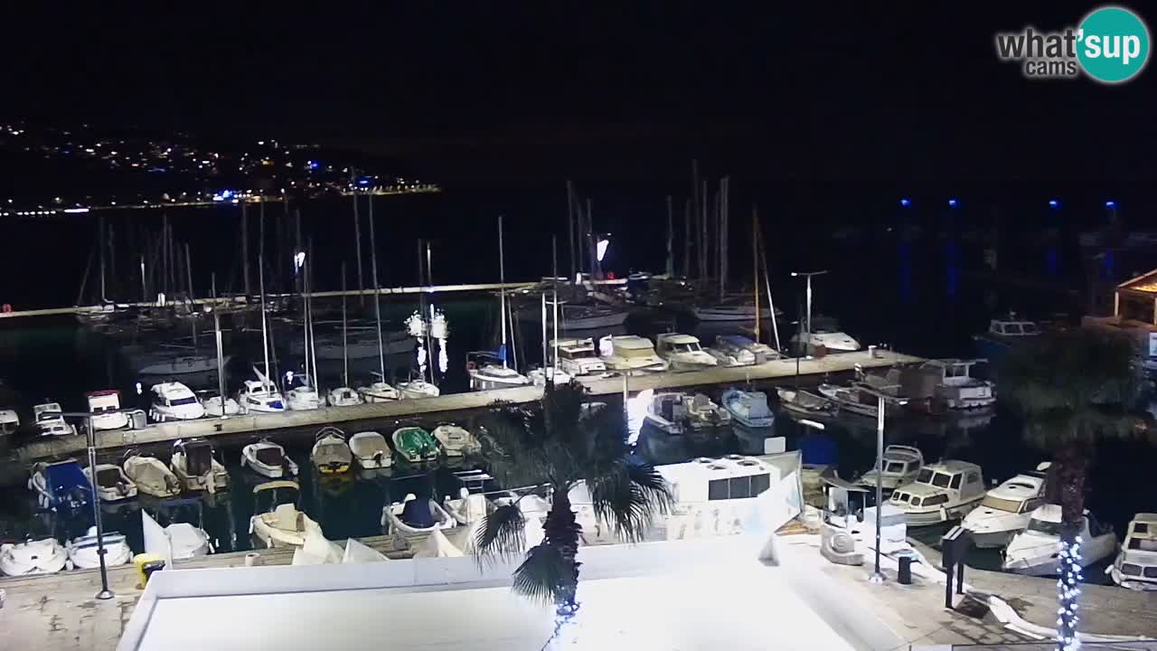 Webcam en direct du port de Koper – port de croisière et de fret – Slovénie