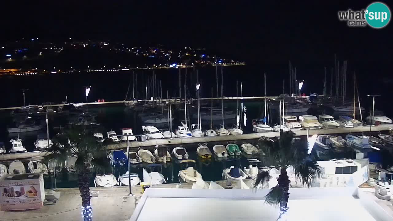 Webcam Capodistria – marina e lungo mare dall’Hotel Grand Koper