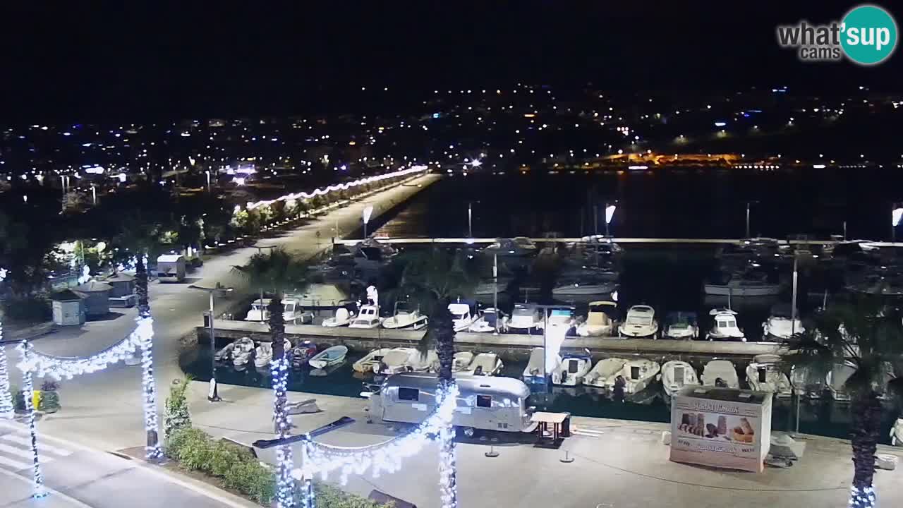 Il porto di Koper – Capodistria live webcam – porto crociere e mercantile – Slovenia