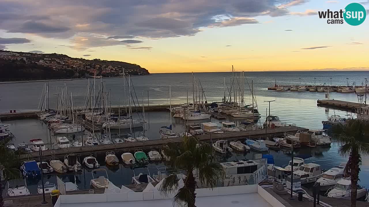 The Port of Koper live webcam – cruise and cargo port – Slovenia