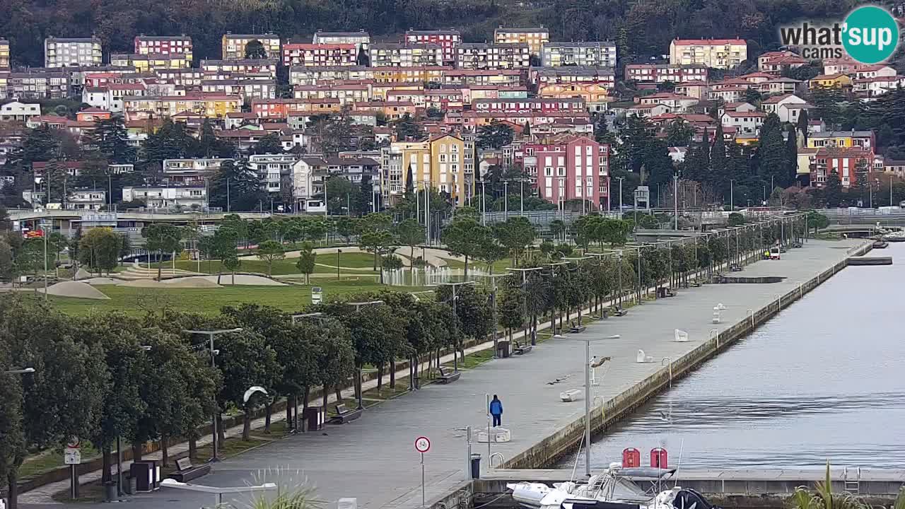 Spletna kamera Luka Koper v živo – Potniški terminal in tovorno pristanišče – Slovenija