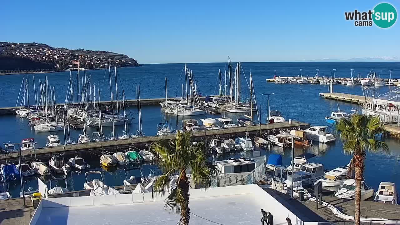 Il porto di Koper – Capodistria live webcam – porto crociere e mercantile – Slovenia