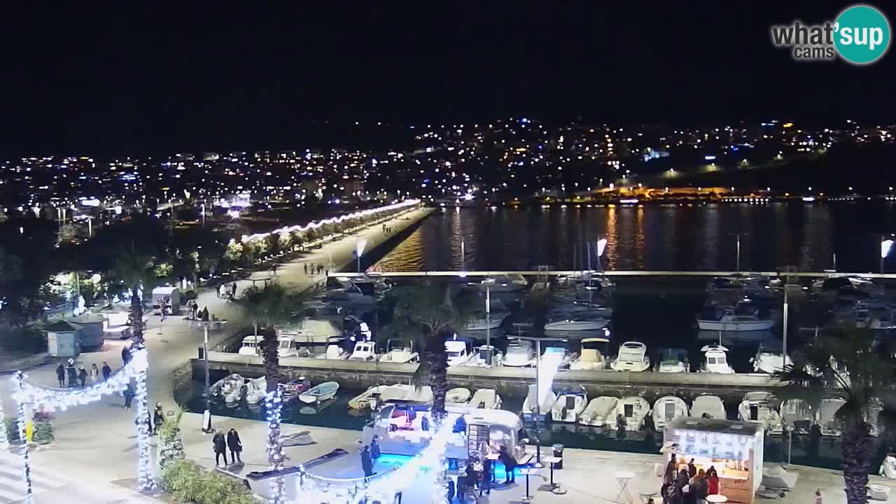 Webcam Capodistria – marina e lungo mare dall’Hotel Grand Koper