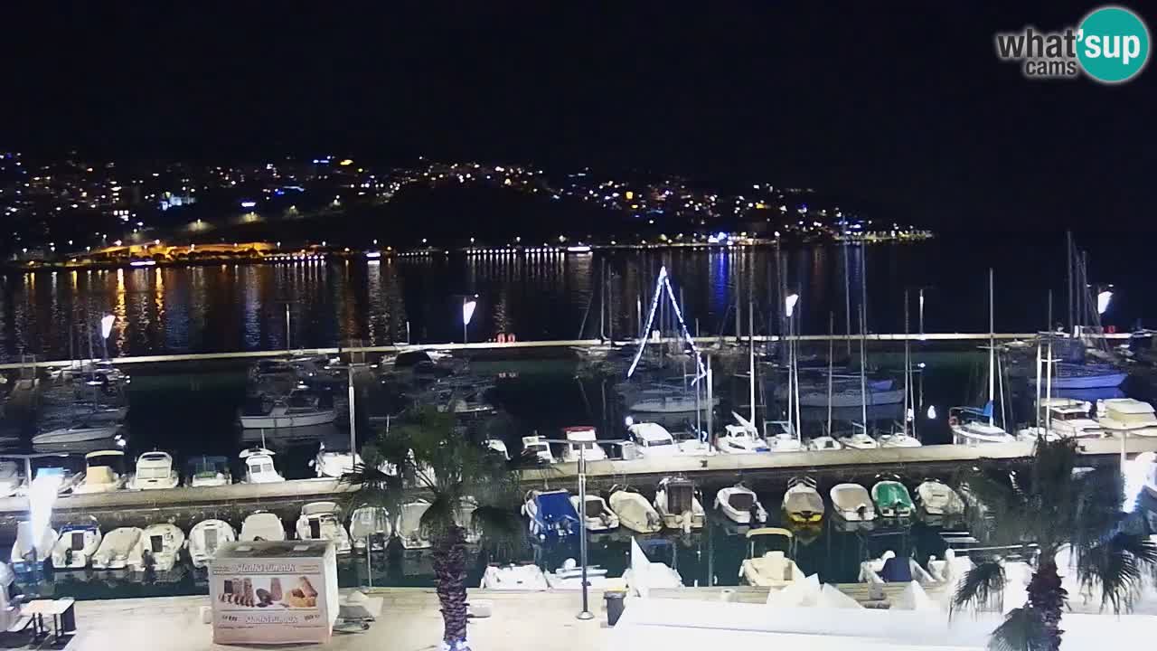 Webcam Capodistria – marina e lungo mare dall’Hotel Grand Koper