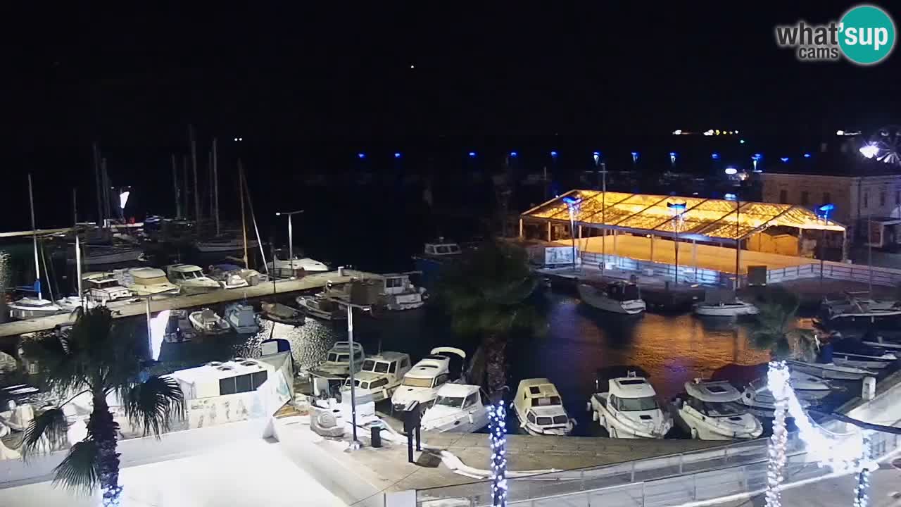 Camera en vivo Koper – puerto deportivo y paseo marítimo desde el Hotel Grand Koper