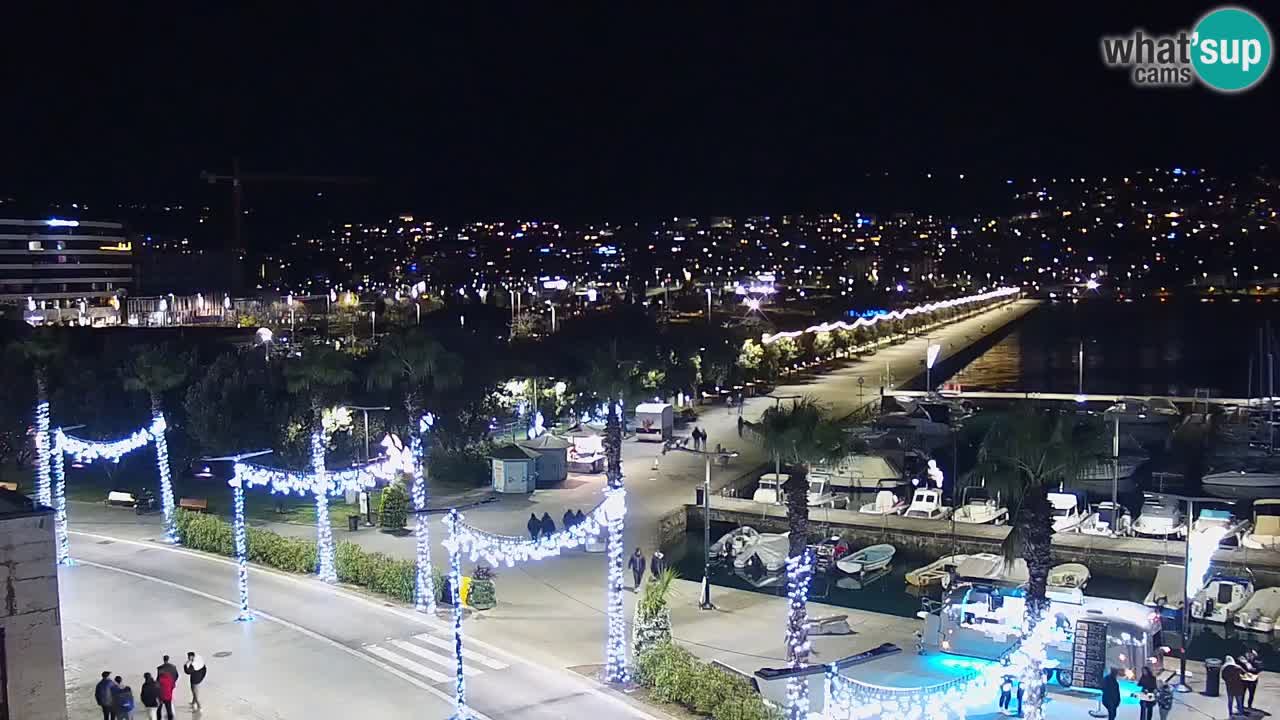 Webcam en direct du port de Koper – port de croisière et de fret – Slovénie