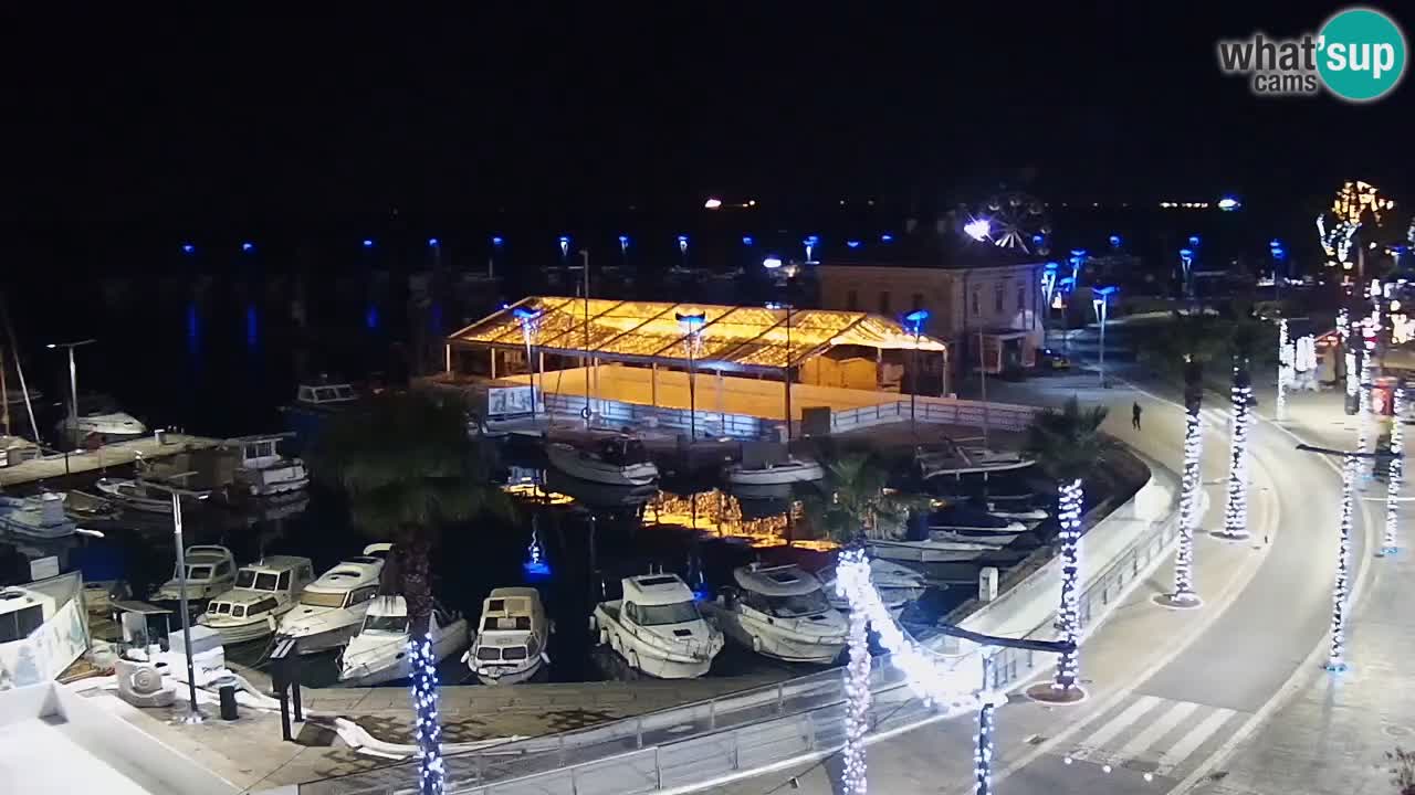 Webcam en direct du port de Koper – port de croisière et de fret – Slovénie