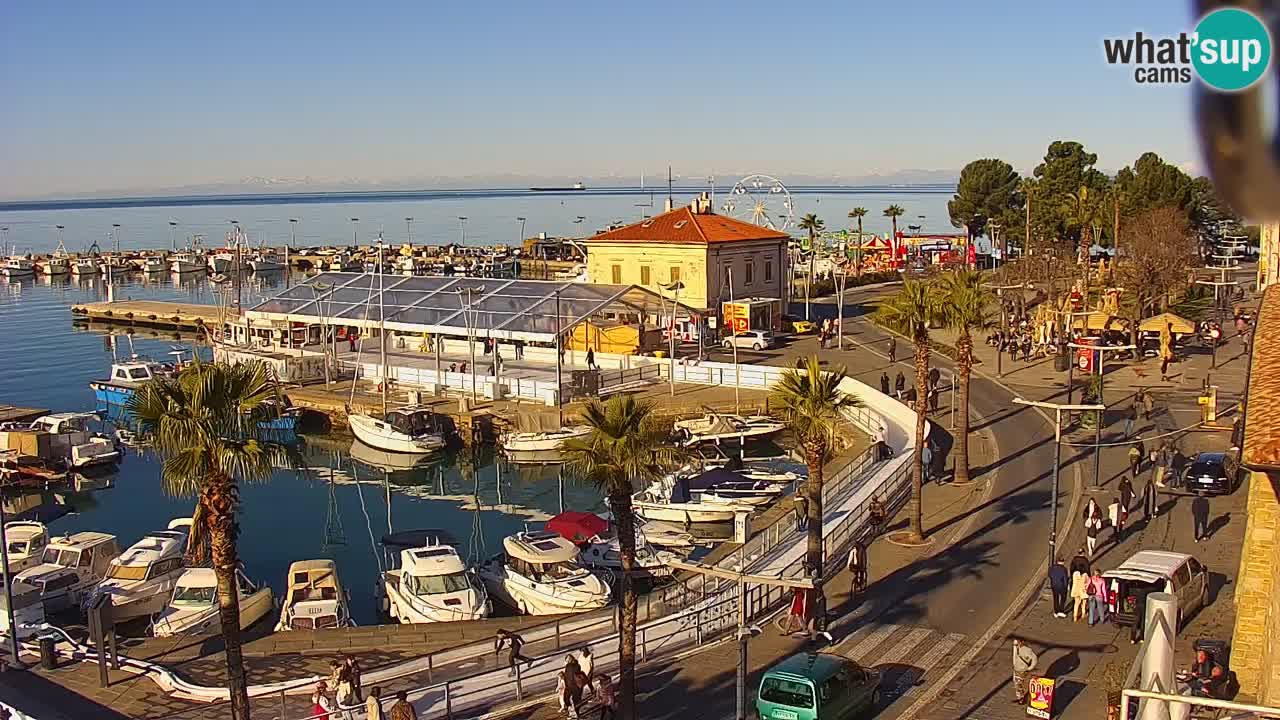 The Port of Koper live webcam – cruise and cargo port – Slovenia