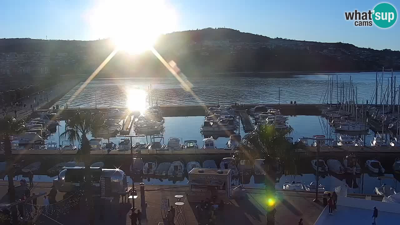 The Port of Koper live webcam – cruise and cargo port – Slovenia