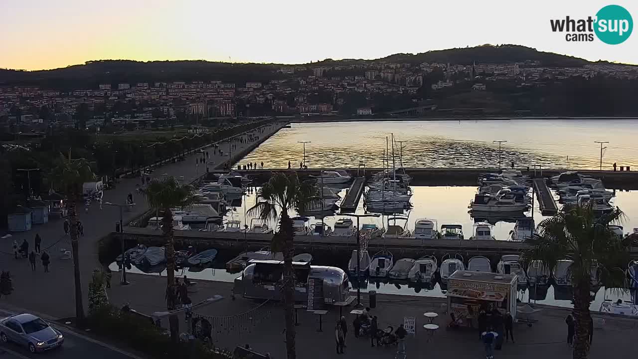 The Port of Koper live webcam – cruise and cargo port – Slovenia