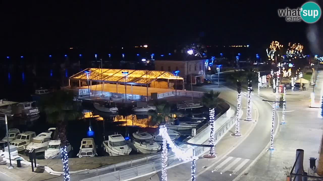 Spletna kamera Koper – Panorama na marino in promenado s Hotela Grand Koper