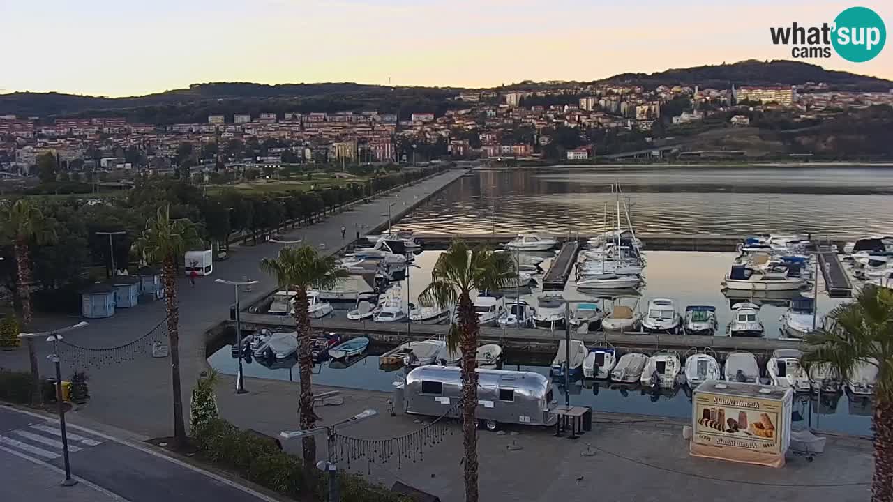 The Port of Koper live webcam – cruise and cargo port – Slovenia