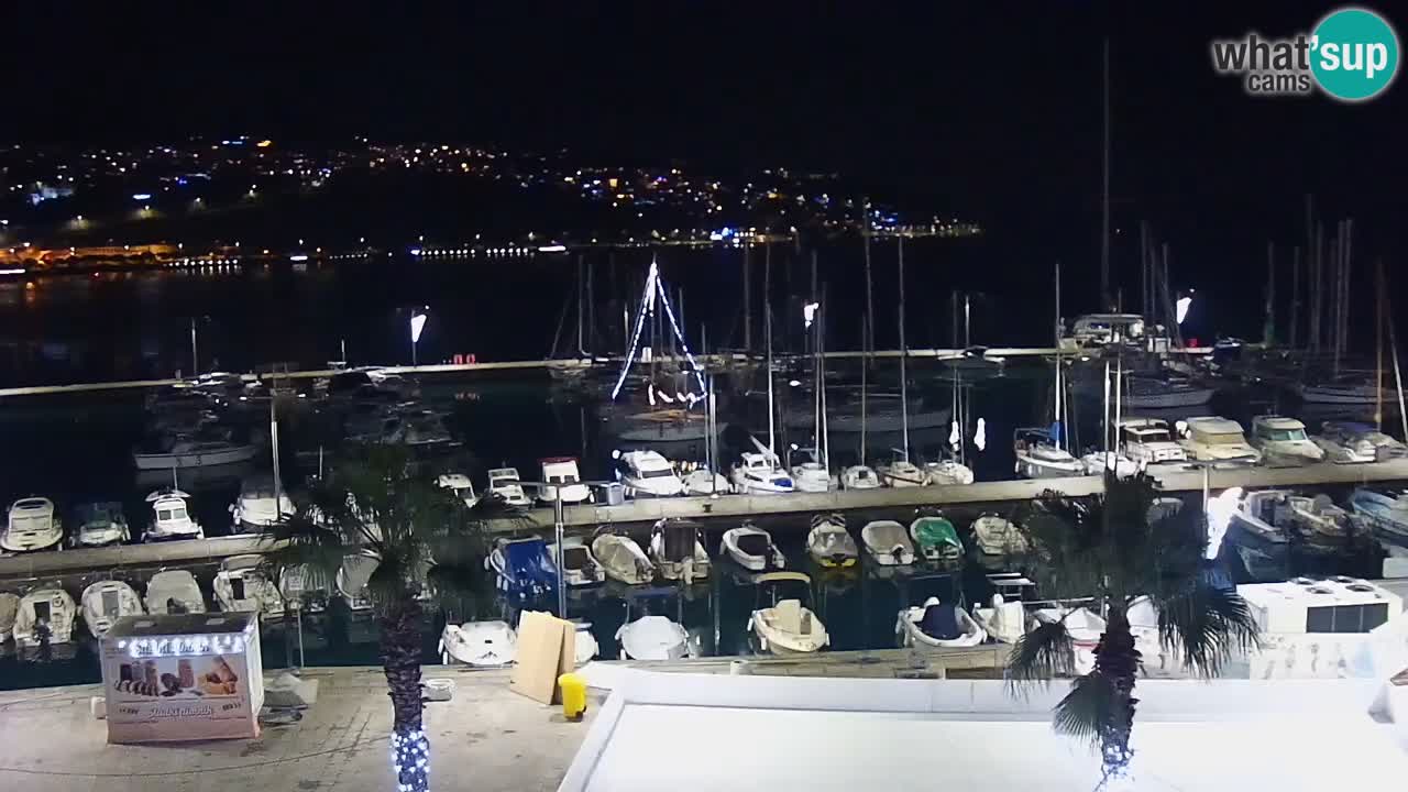 Il porto di Koper – Capodistria live webcam – porto crociere e mercantile – Slovenia