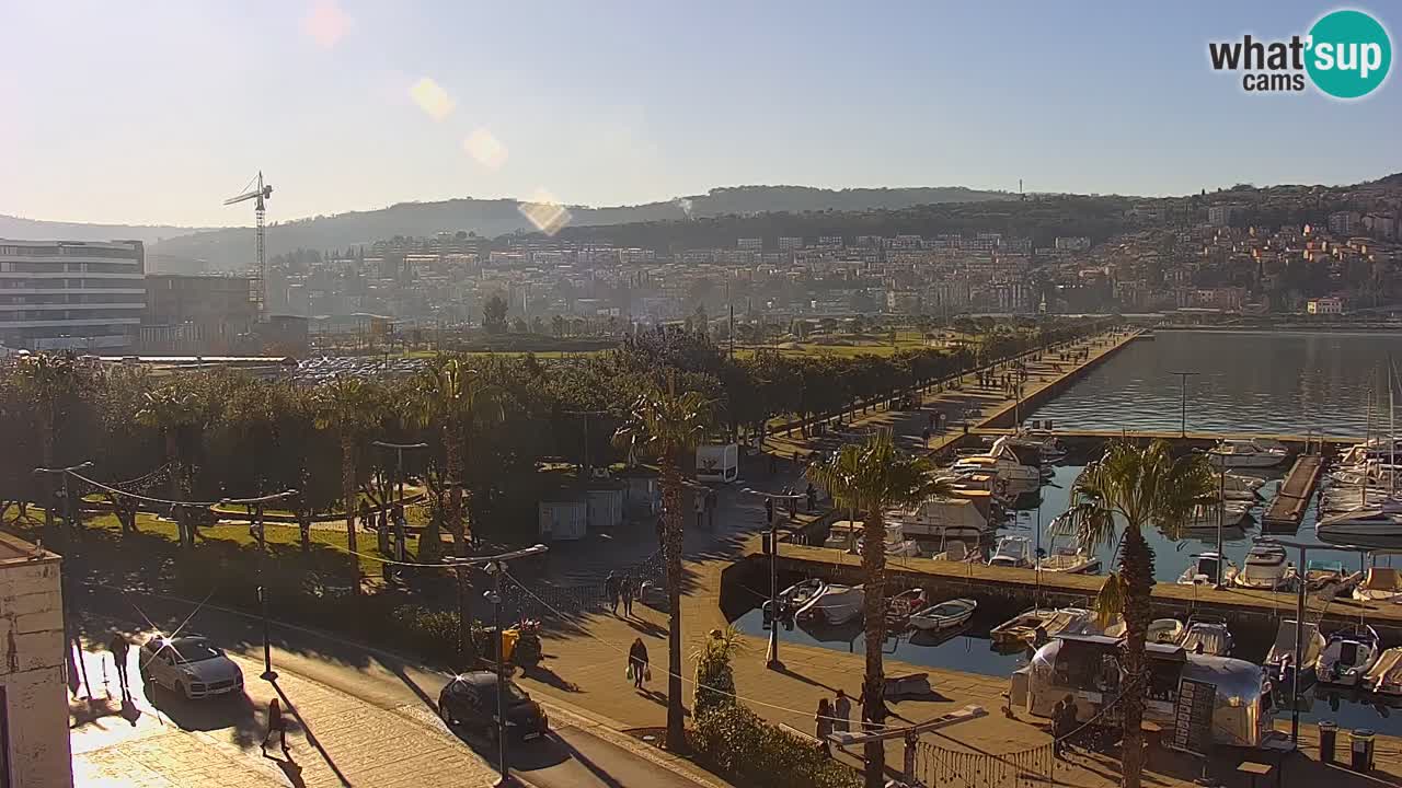 Webcam Capodistria – marina e lungo mare dall’Hotel Grand Koper