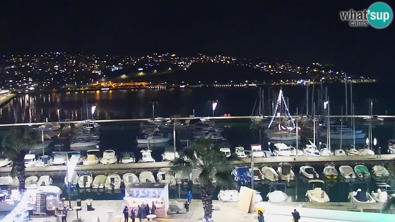 Webcam Capodistria – marina e lungo mare dall’Hotel Grand Koper