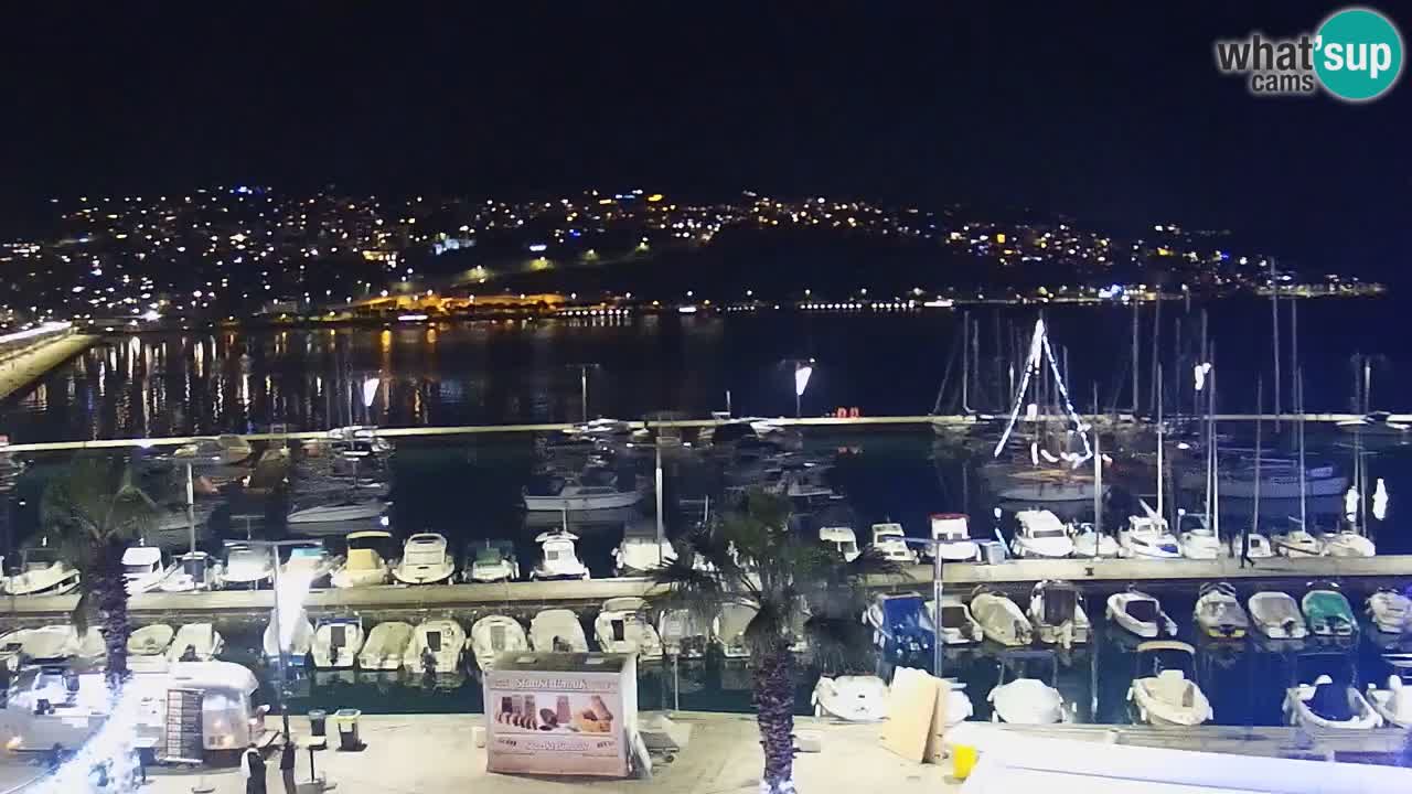 Webcam Capodistria – marina e lungo mare dall’Hotel Grand Koper