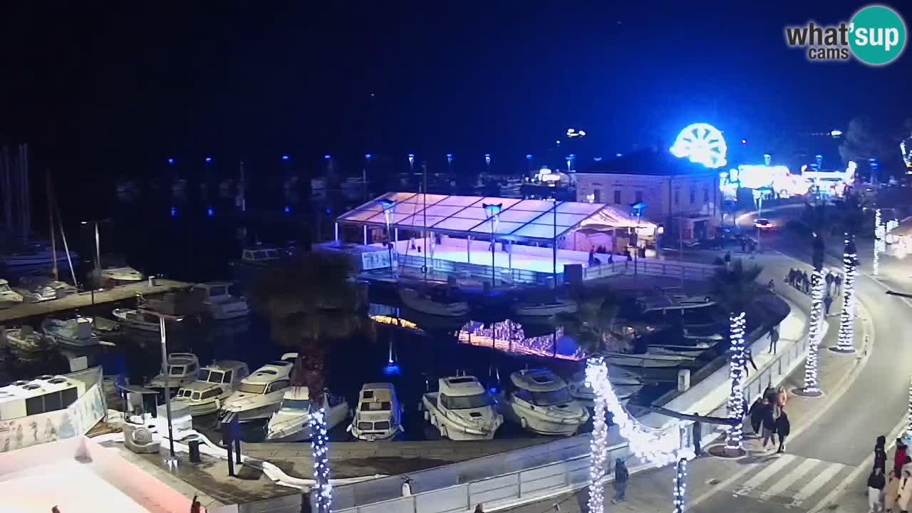 Webcam Capodistria – marina e lungo mare dall’Hotel Grand Koper