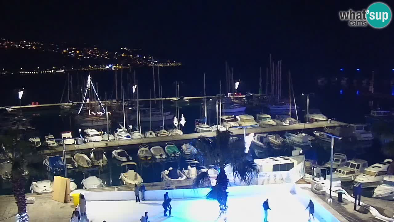 Webcam en direct du port de Koper – port de croisière et de fret – Slovénie